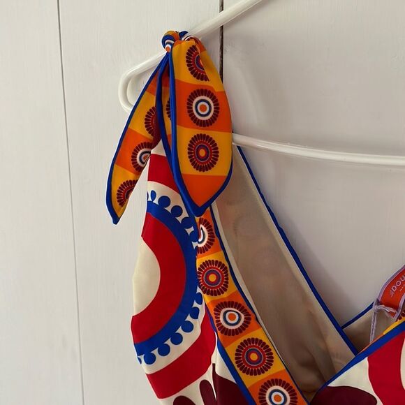 La DoubleJ Hazzard Swimsuit in Solar Placee XS $420 NWT Multicolor Print - Picture 8 of 16